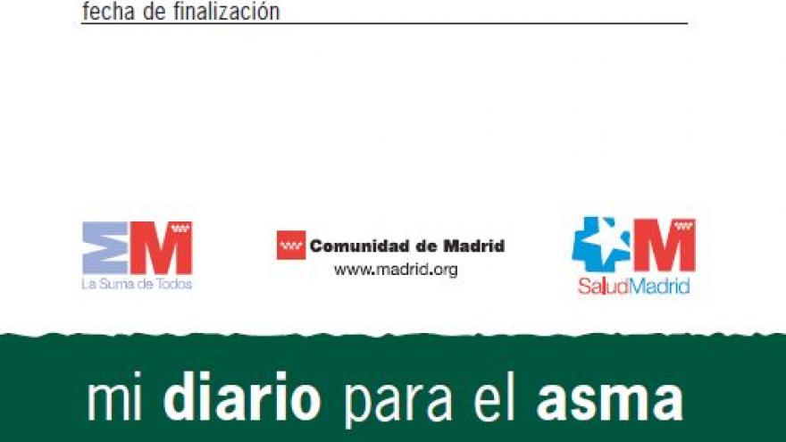 portada mi diario para el asma