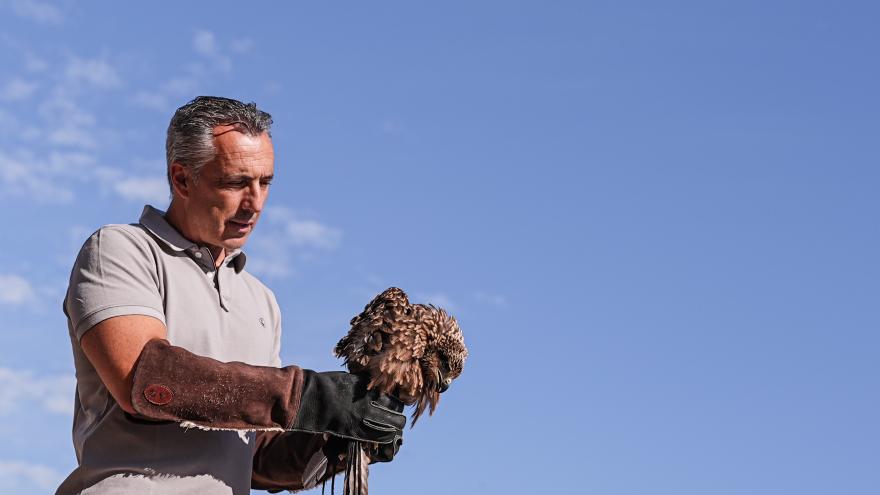 El consejero de Medio Ambiente, Carlos Novillo, visita en Tres Cantos este hospital público dedicado a fauna