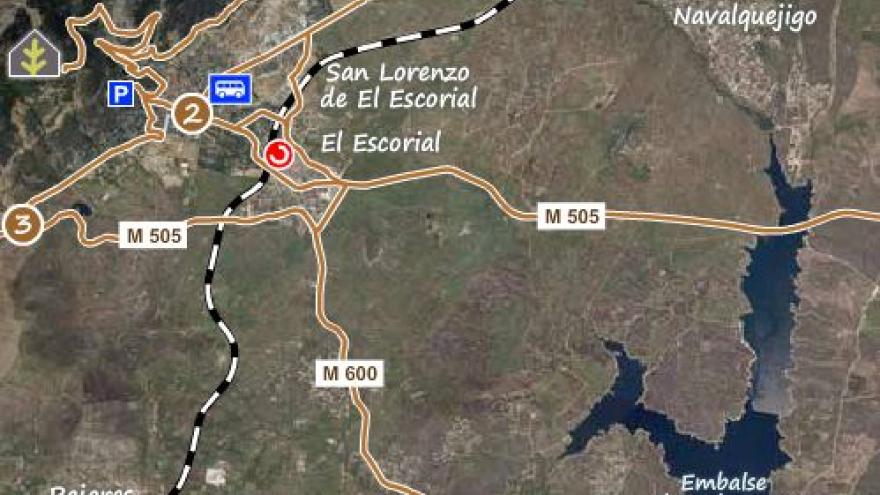 Acceso al Centro de educación ambiental Arboreto Luis Ceballos