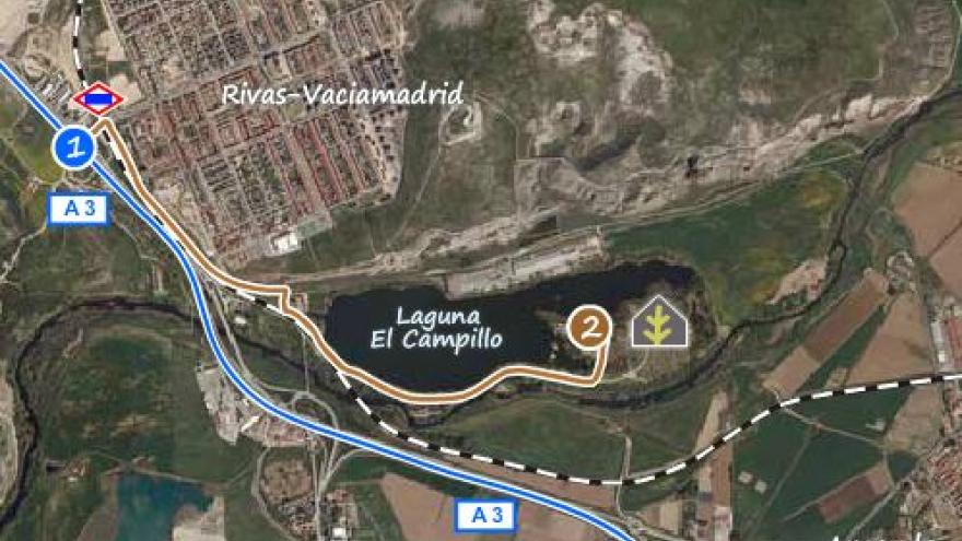 Ubicación del Centro de educación ambiental El Campillo