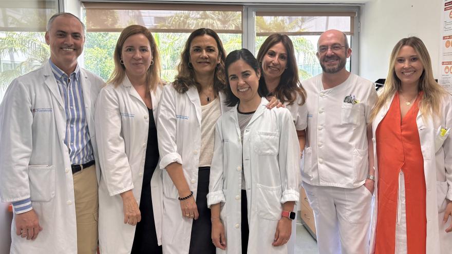Personal sanitario en grupo