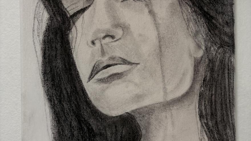 Ella, obra interpretada por al artista en el evento