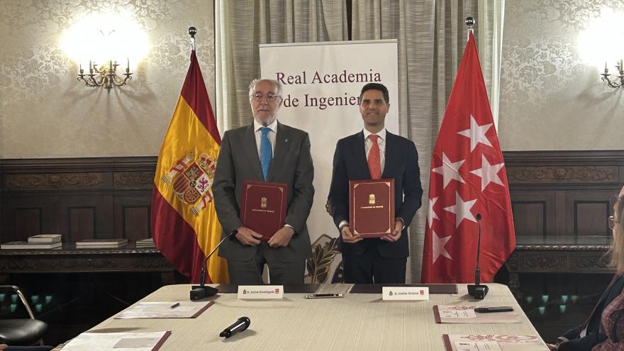 La Comunidad de Madrid acuerda prácticas para alumnos de Formación Profesional en empresas vinculadas a la Real Academia de Ingeniería El consejero de Educación, Ciencia y Universidades