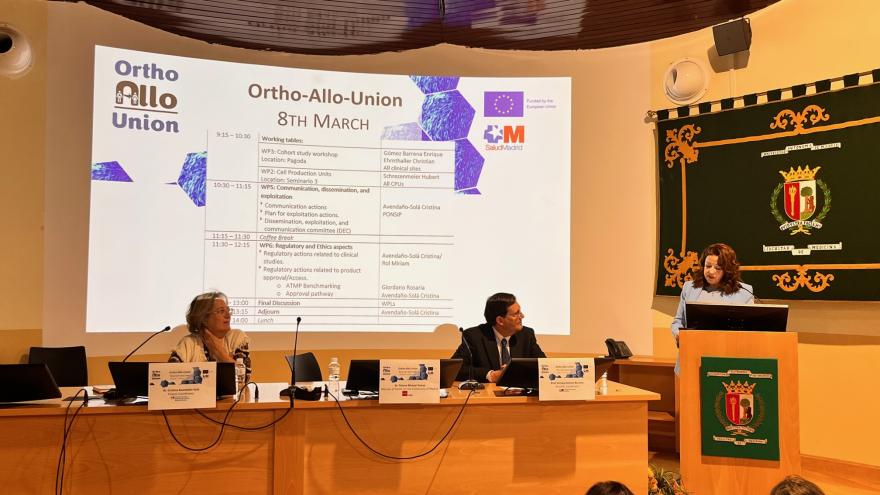 La consejera Matute ha participado en la presentación de ORTHO-ALLOUNION,