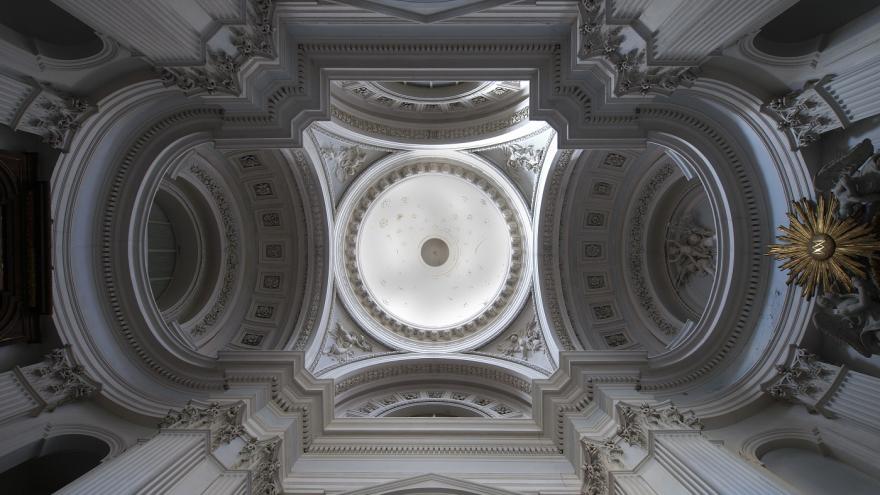 Cúpula del Palacio del Infante don Luis. Fotografía Miguel Ángel Camón Imagen de una cúpula