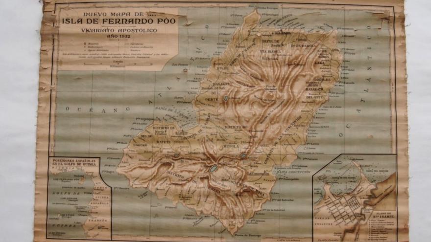 Nuevo mapa de la Isla de Fernando Poo