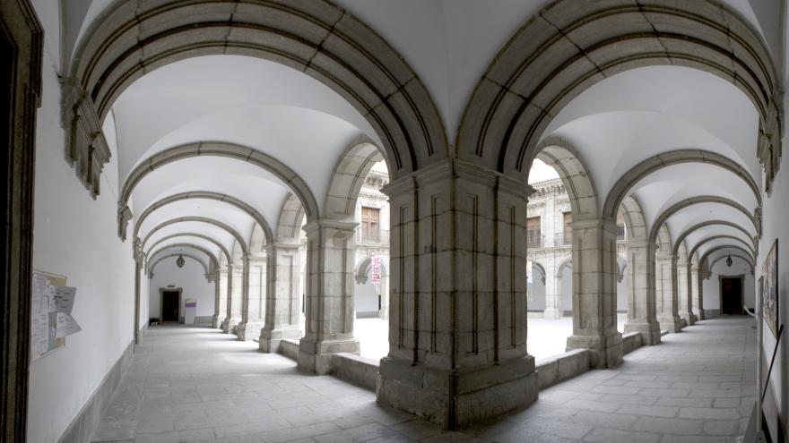 Vista del patio principal