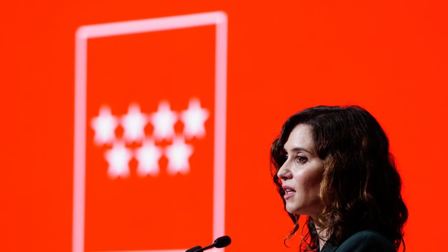 La presidenta durante su intervención