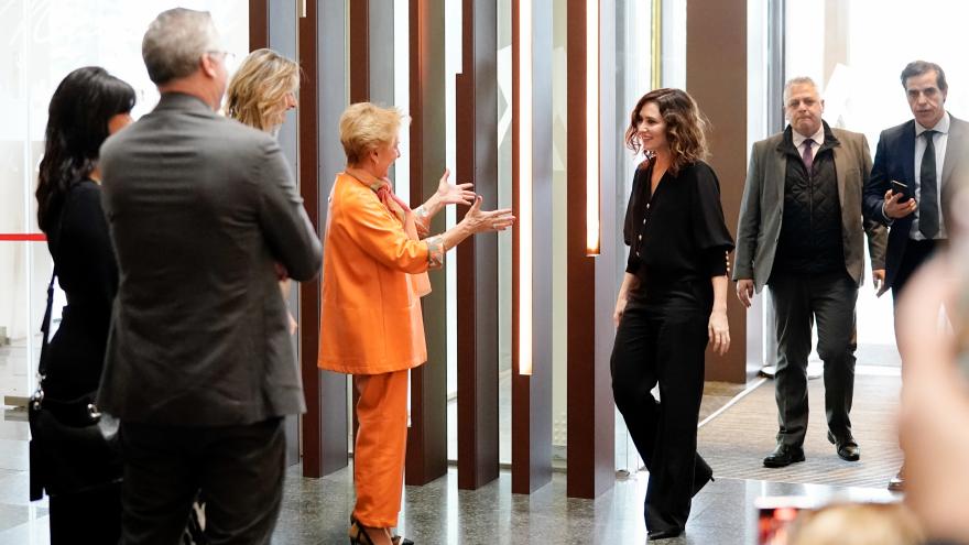 La presidenta durante el congreso