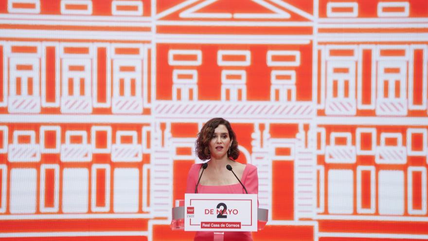 La presidenta durante su discurso 