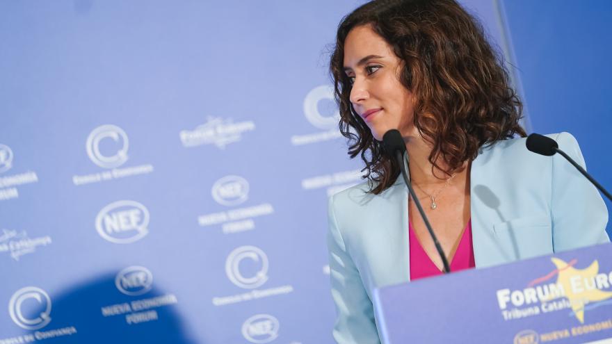 La presidenta durante el foro