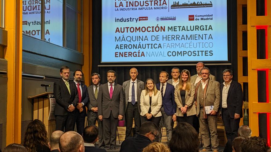 El consejero Javier Lasquetty durante el acto