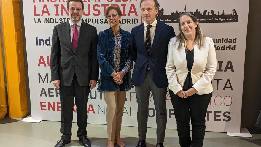 El consejero Javier Lasquetty durante el acto