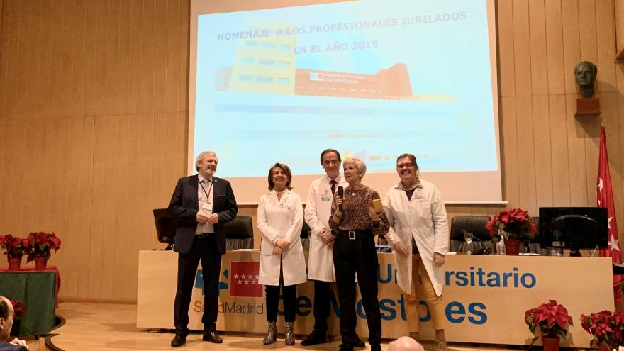 Los profesionales jubilados agradecieron a los pacientes y a los compañeros los años compartidos