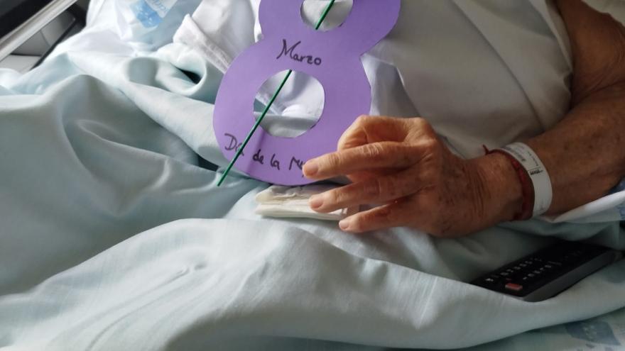 Pacientes hospital Guadarrama Día Internacional de la Mujer