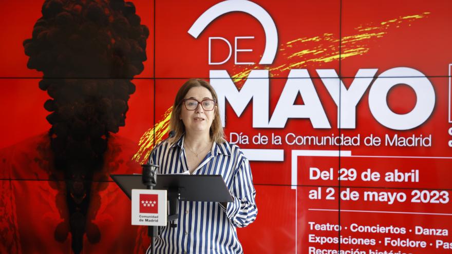 La consejera en la presentación