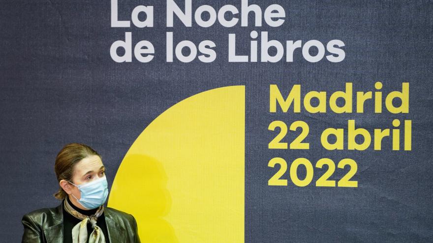 La consejera durante la presentación del evento
