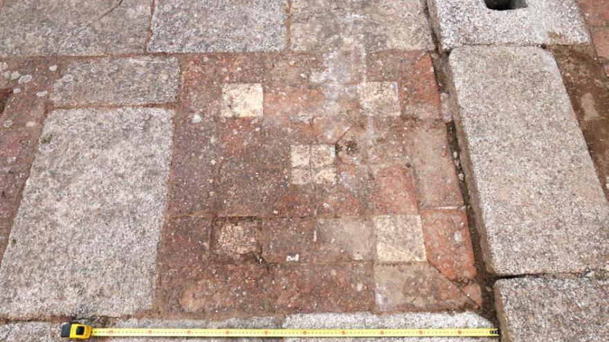 Estado del pavimento Imagen del pavimento original del monasterio