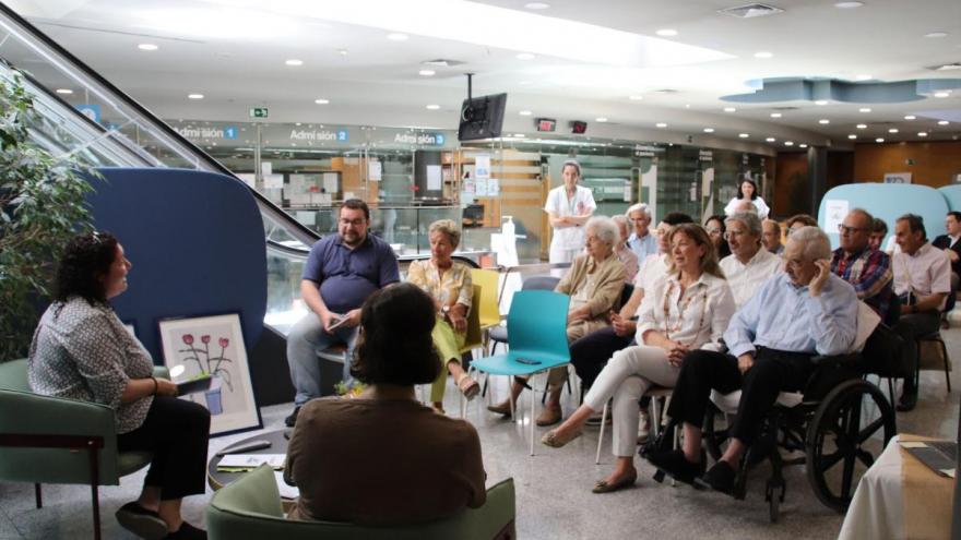 Presentación del libro en el hall 