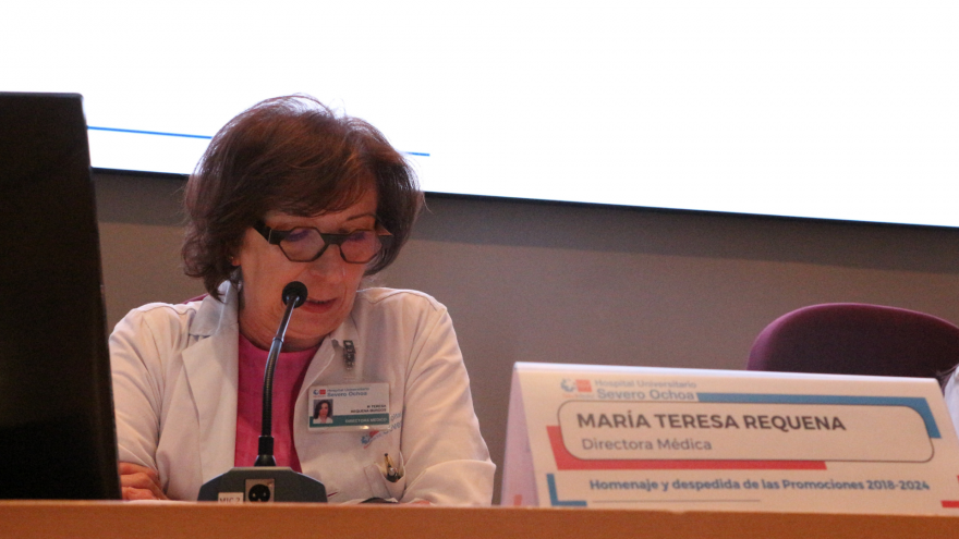 Maite Requena, directora médica del Hospital Universitario Severo Ochoa