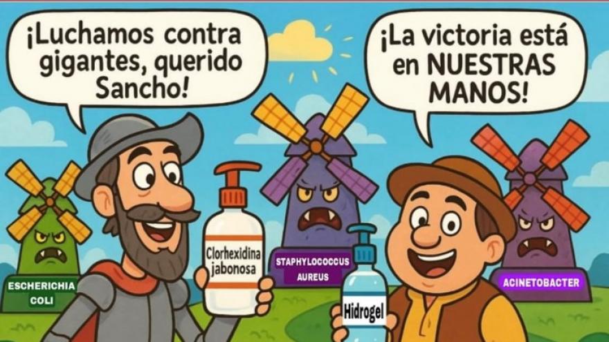Viñetas con don quijote y Sancho
