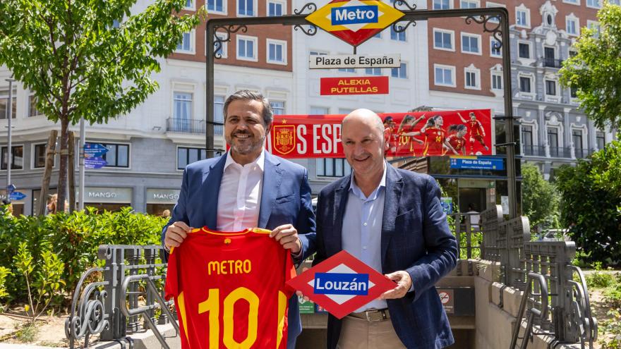 El consejero Rodrigo y el presidente de la RFEF