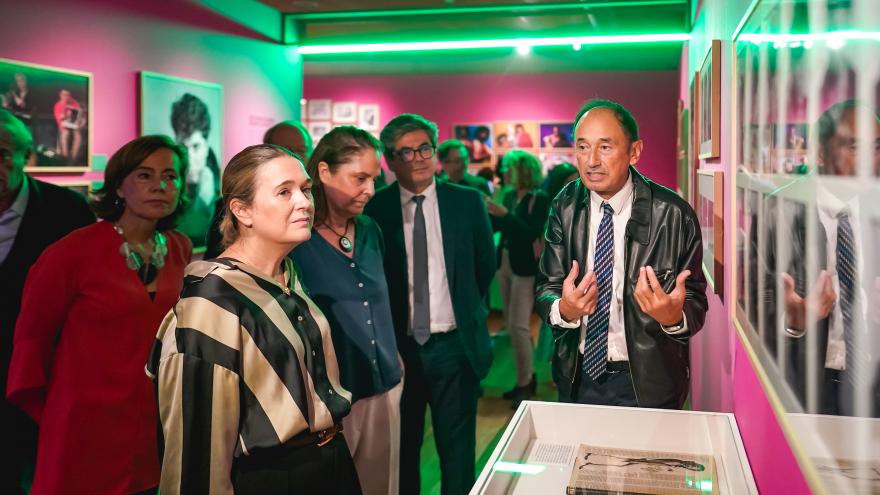 La consejera Marta Rivera visita la exposición