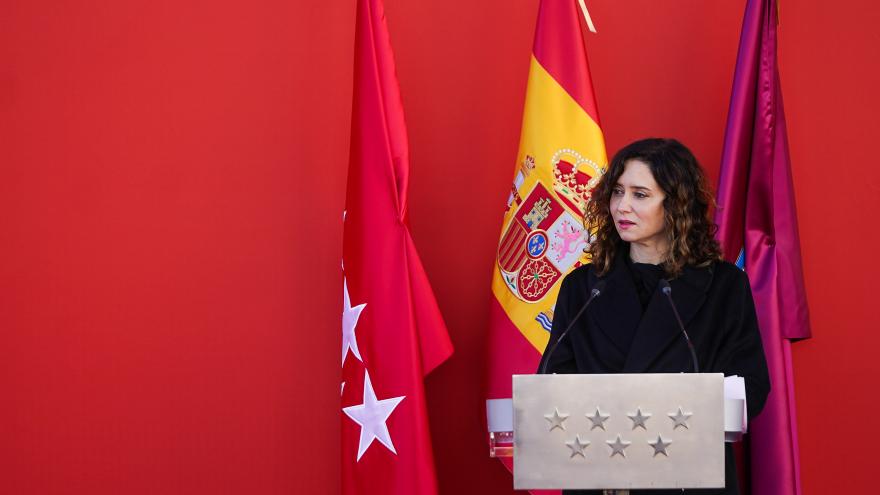 La presidenta durante el homenaje