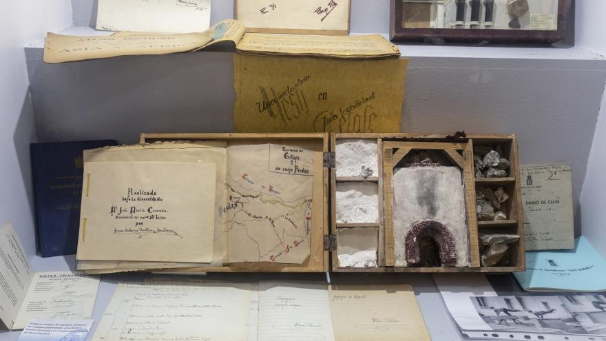 imagen de documentos históricos del museo