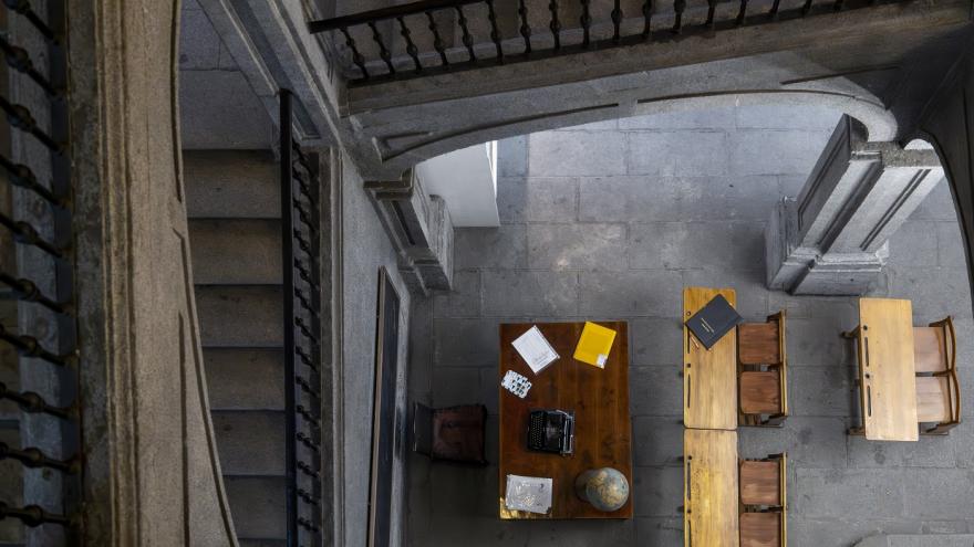 imagen de un aula desde plano superior