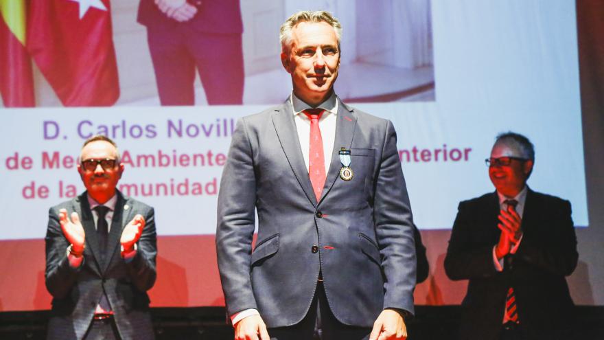 Novillo, distinguido con la Medalla de la Policía municipal de Móstoles