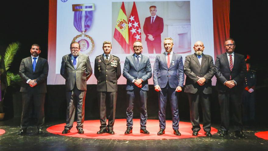 Novillo, distinguido con la Medalla de la Policía municipal de Móstoles