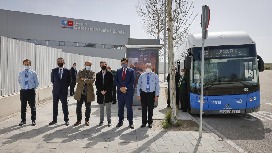 Uno de los autobuses del servicio gratuito