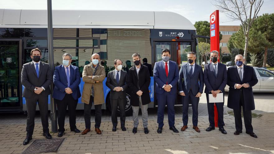 Uno de los autobuses del servicio gratuito