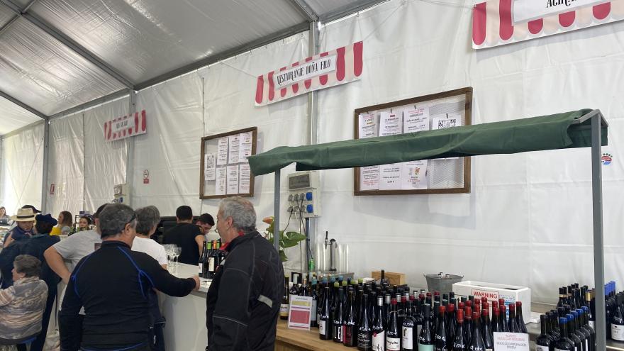 Stand de vinos
