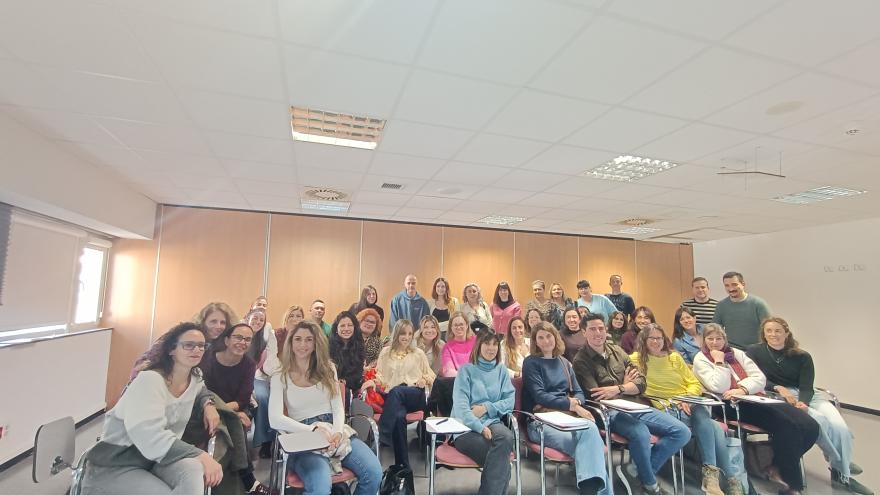 Personas en una aula