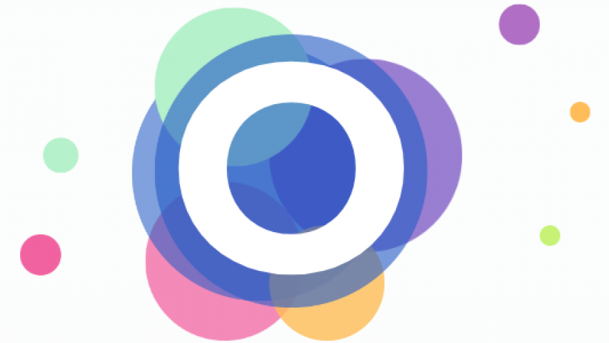 círculos de colores en intersección