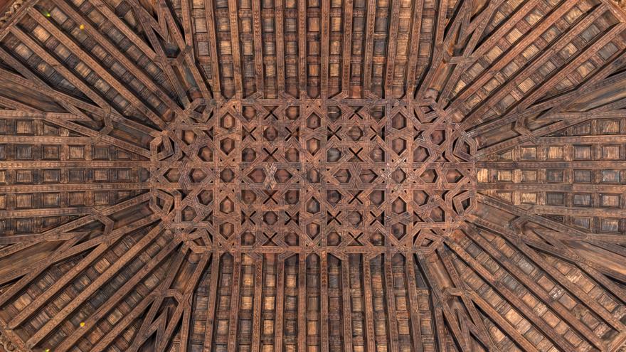 ARTESONADO DE LA IGLESIA DE SANTA MARÍA LA BLANCA