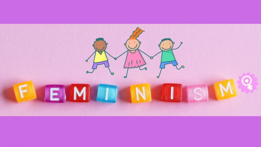 Dibujo de niñas y niños y feminismo
