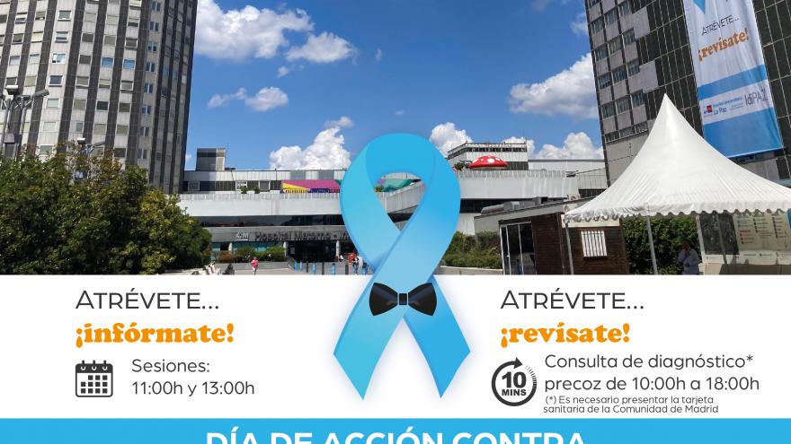 cartel día de la accion contra el cáncer de próstata