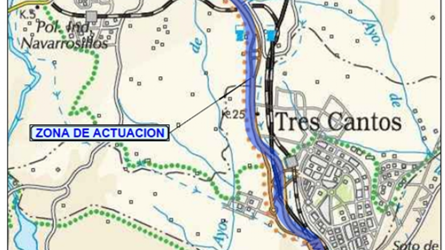imagen mapa tres cantos M-607