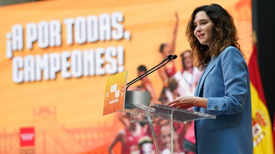 La presidenta durante la presentación