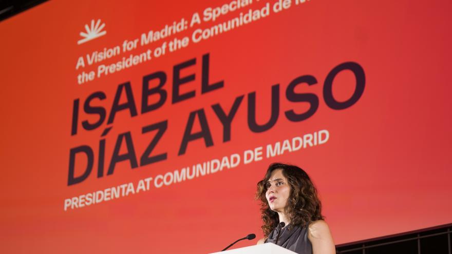 La presidenta durante el summit
