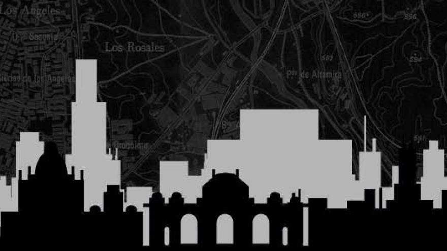 Gráfica de la exposición Un Madrid de novela negra_