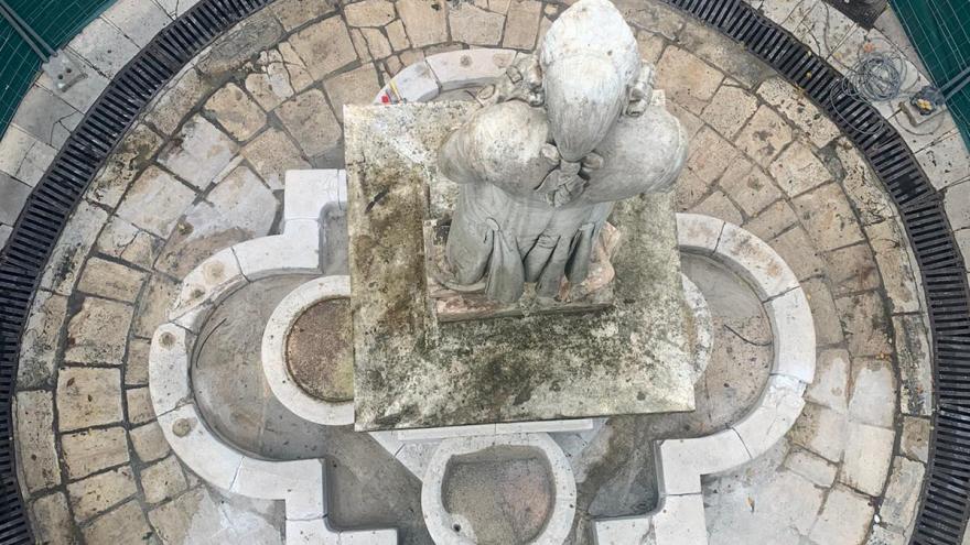 Restauración fuente ciempozuelos proceso