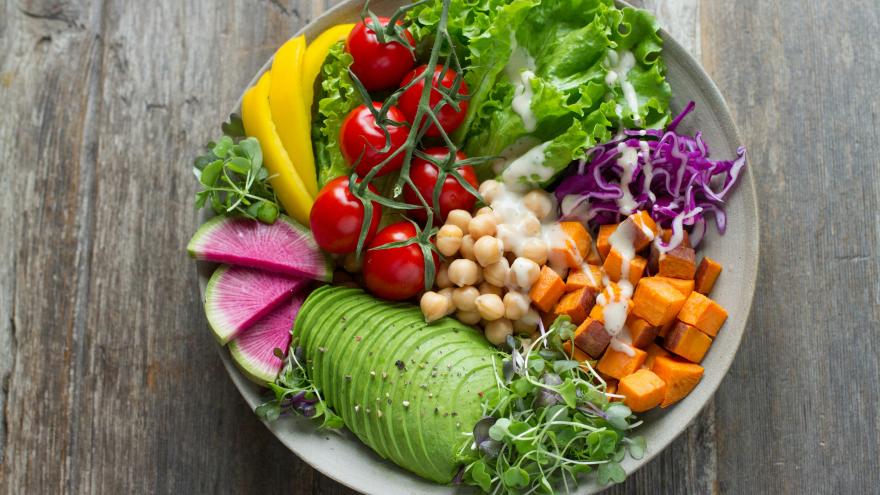 Imagen plato de comida saludable