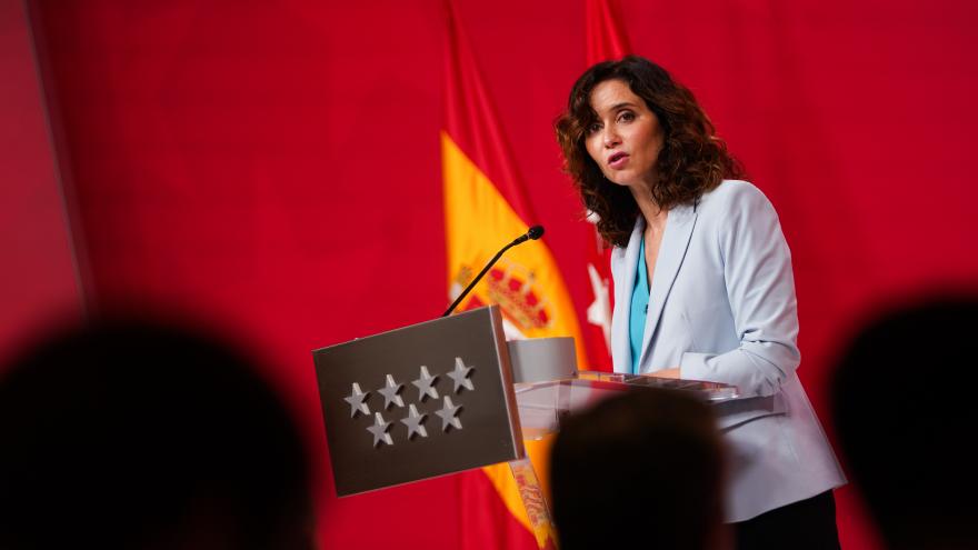 La presidenta en la rueda de prensa