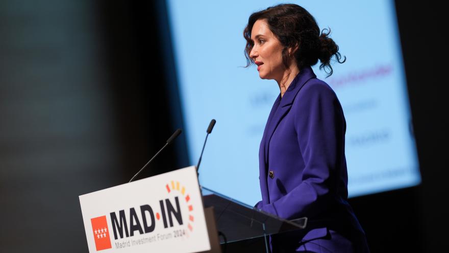 La presidenta durante la presentación