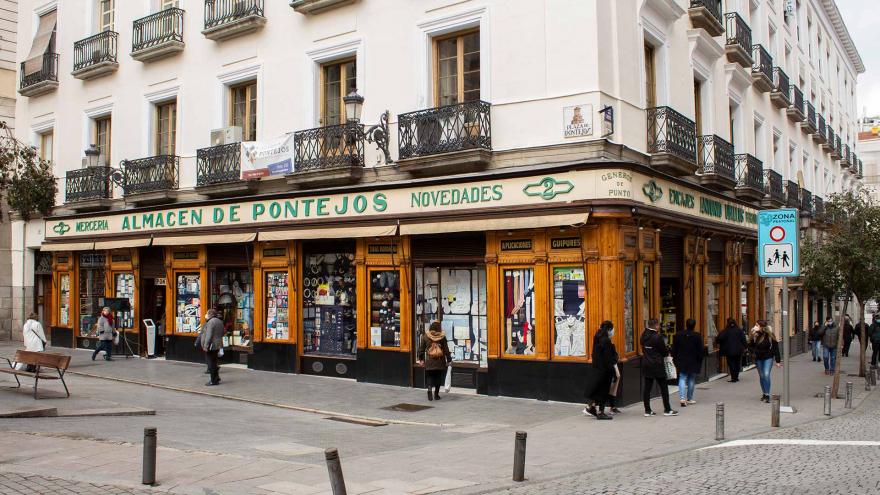 Comercio centenario Almacenes Pontejos Madrid
