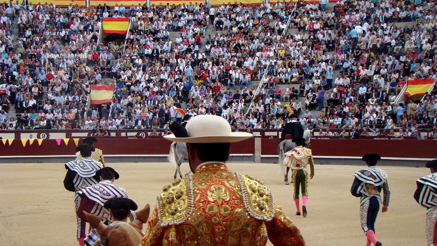 Paseíllo en la plaza de toros de Las Ventas